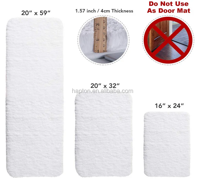 Bath mat bathroom absorbent non-slip mat soft bedroom and living room carpet rug for bathroom entrance