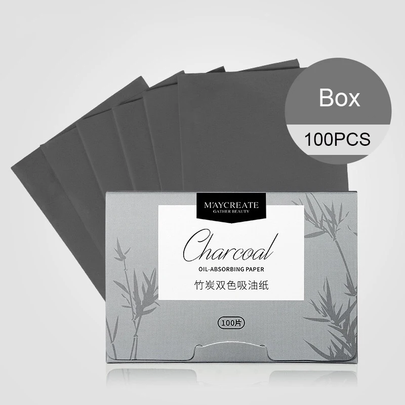 HM2482 Wholesale Makeup Facial Oil Absorbing Sheets 100pcs 6 Scents Portable Oil Blotting Paper for Oily Skin