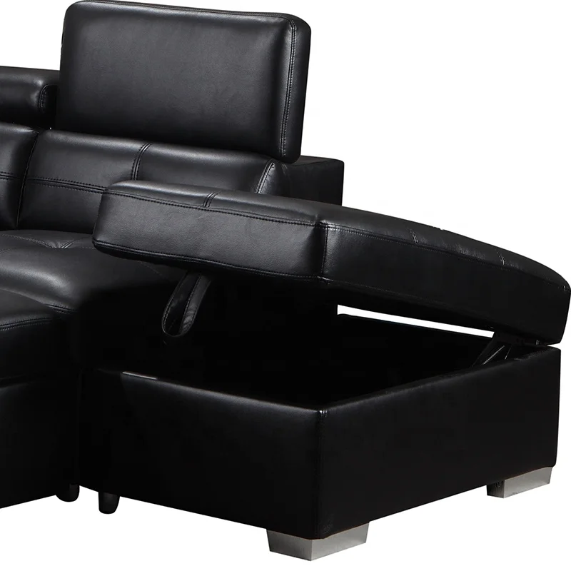 Top grade furniture classical multi-functional design leather surface sofa set furniture living room sofa bed for wholesale