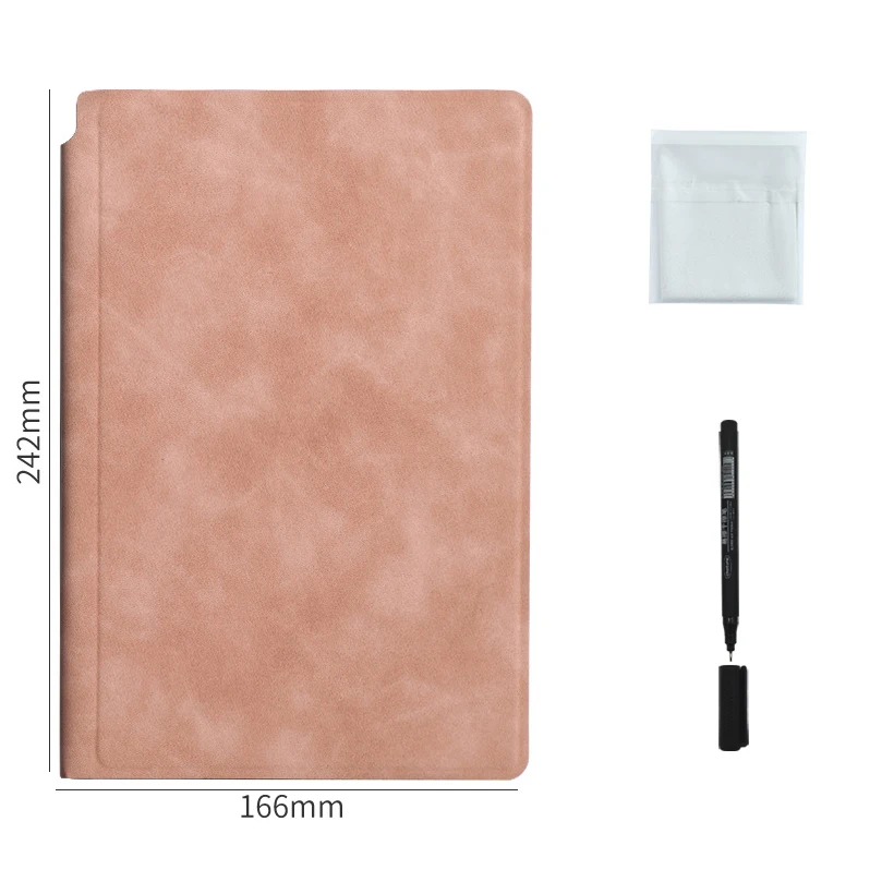 Wholesale Memo Student Draft Planner Waterproof Reusable Writing Smart Notebook With White Board Marker Pen