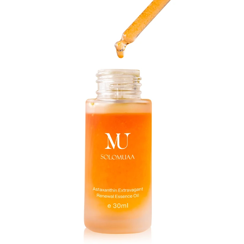 30ml Private Label Skincare products stem cell face serum hyaluronic acid Astaxanthin vitamin c facial serum oil whitening