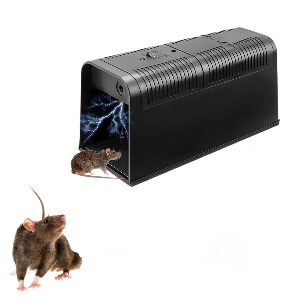 Effective Humane Indoor Rat Killer Mice Zapper Rat Trap Electric Mouse Trap for Home