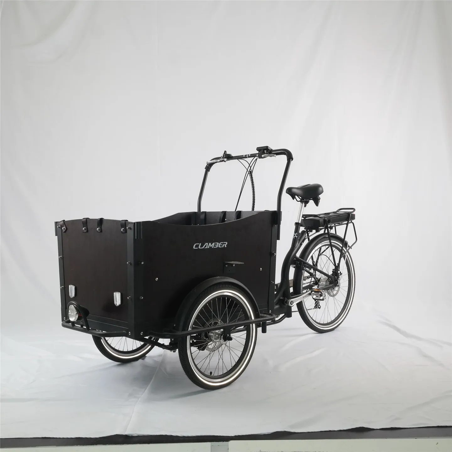 Classic three wheel family electric cargo bike/transport bike for sale