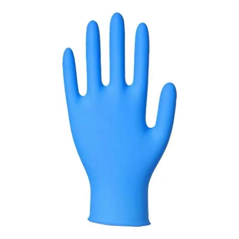 Hot sale diposabel gloves nitrile grip examen with powder