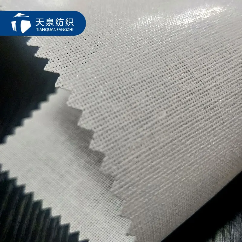 Garment interlining hot melt adhesive powder resin fusible interlining fabric