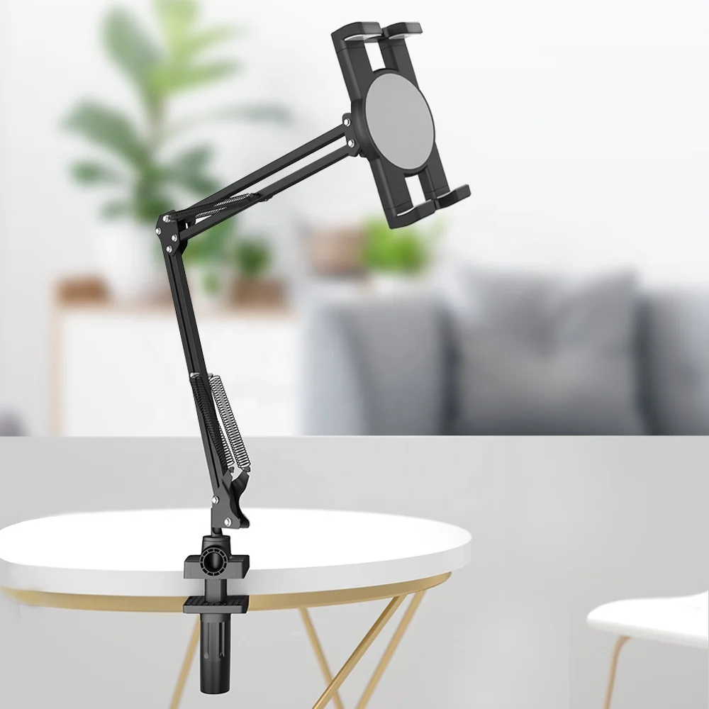 Innovative Products 2021 Phone Assessories Flexible Foldable Lazy Neck Mobile Phone Holder Adjustable Rugged Tablet Stand