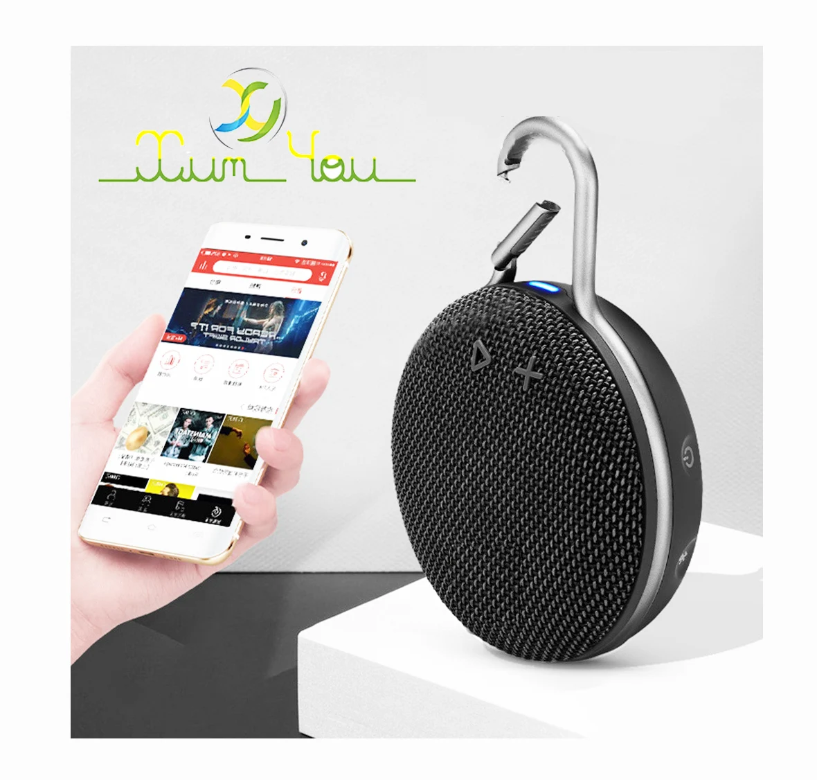 Мини Портативный беспроводной IPX7 водонепроницаемый зажим BT