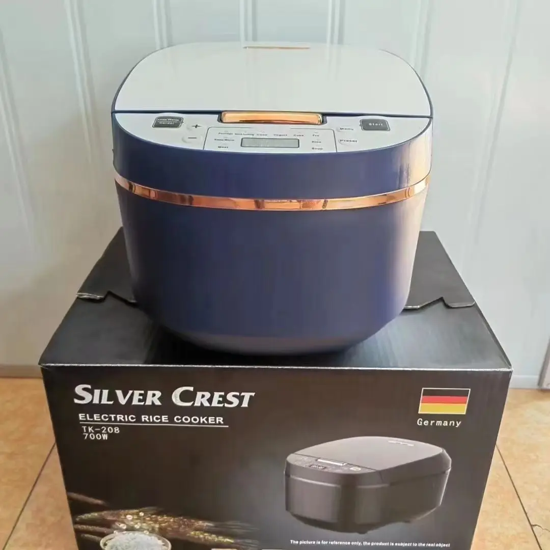 In stock Silver Crest 5L Automatic Smart Digital Touch LCD Multi Non-Stick Home Electric Digital Rice Cooker