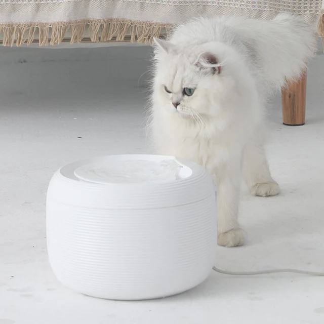 2023 Newest Automatic Dish Cleansing cat dog water fountain Silent Pump with Dry-Run Protection Smart Pet Drinking Fountain