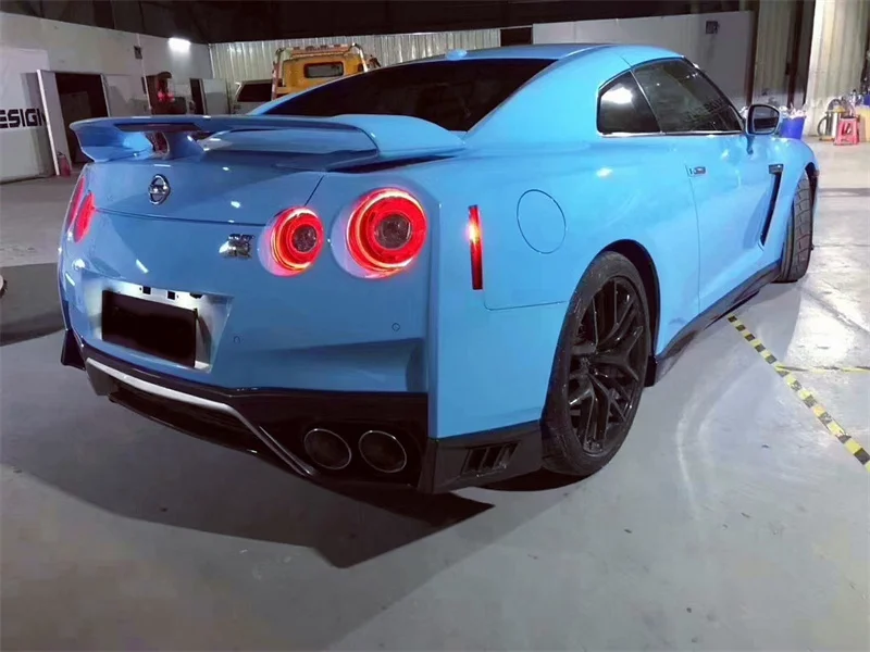 Used for Nissan GTR R35 old model to new N-style resin primer body kit front and rear bumpers  side skirts  engine hood