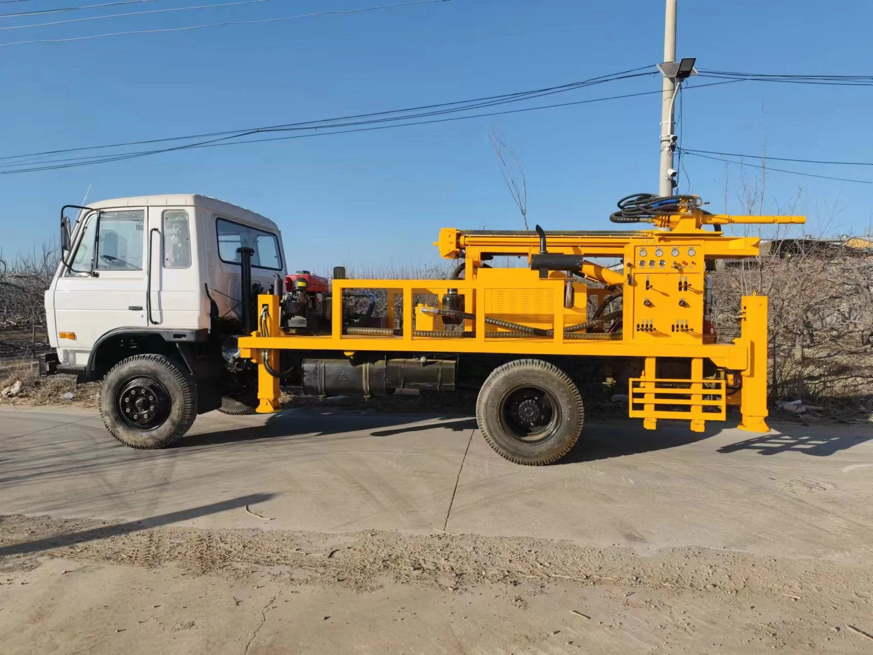 Heavy - Duty Water Well Drilling Rig High - Speed Water Well Drilling Rig Low - Noise Water Well Drilling Rig