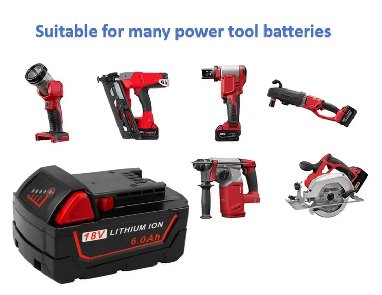 M18 48-11-1850 48-11-1852 48-11-1840 Lithium Ion batteries 18V 5.0Ah replacement cordless tools Battery for Milwaukee