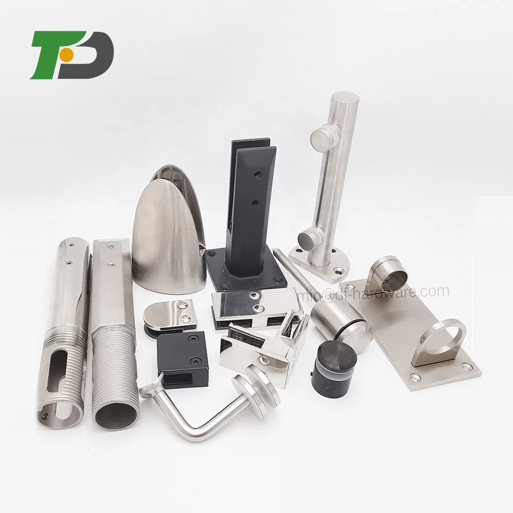 DF  Good Corrosion Resistance Grade 304 316 ss handrail fitting Stainless Steel Right-Angled 90 degree railing tube pipe connect