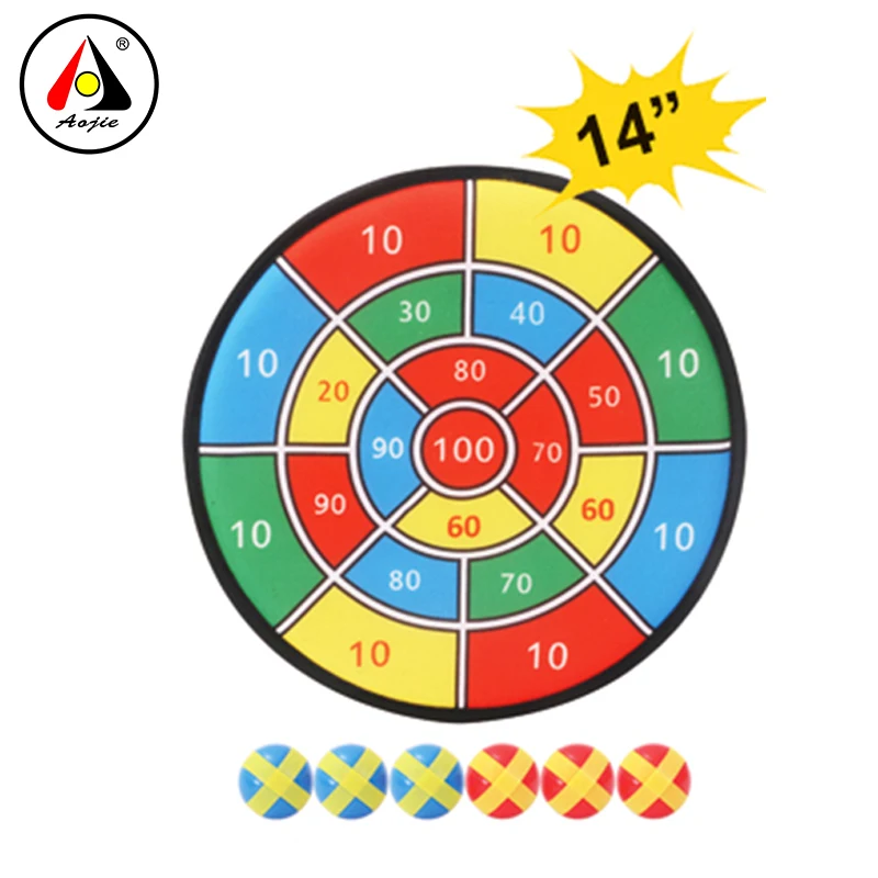 High quality 14 inch Fabric Dart Board game kids indoor toys dart game