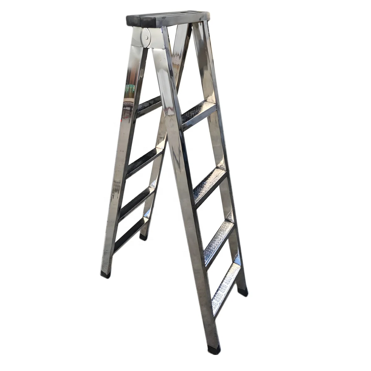 Heavy duty Stainless Steel 3 5 8 steps Folding Boat Ladder portable foldable ladders For Indoor Outdoor use