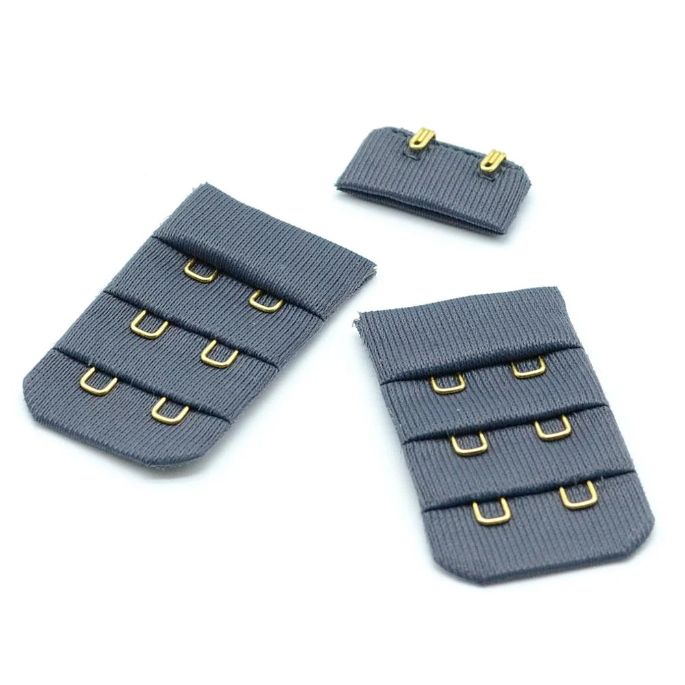 Manufacturer Custom Colorful Bra Hook And Eye Extender Tape Buckle