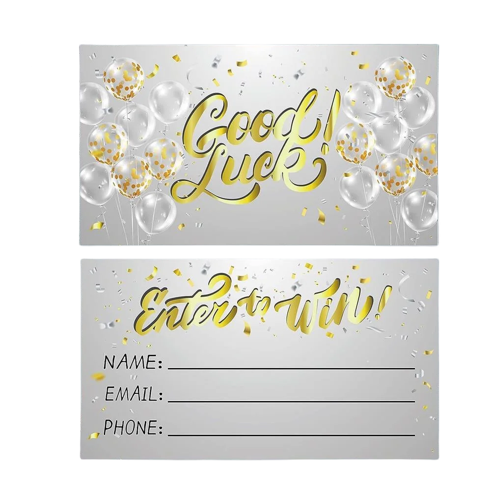 50 pcs/pack High quality Pink originality raffle ticket Blank registration form Raffle ticket book Contest registration form 7D