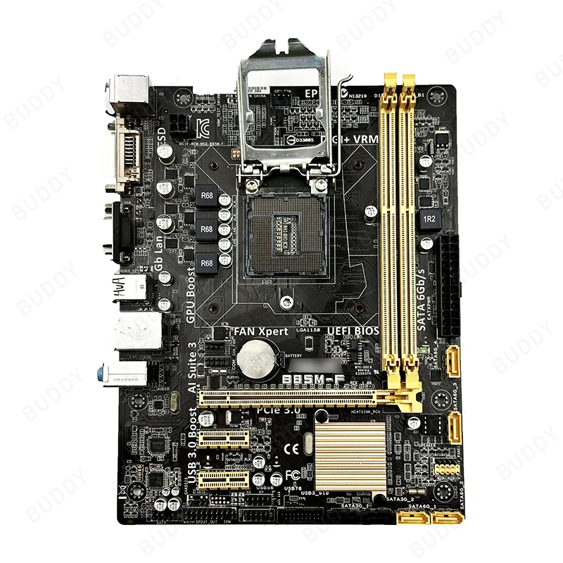 Good Quality For ASUS Desktop Motherboard B85M-F DDR3 LGA1150 B85 Solid State Motherboard Perfect Test