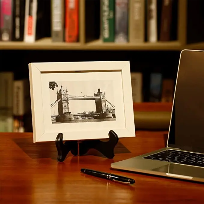 Multi-functional Wooden Desktop Shelf Mobile Phone Photo Display Shelf