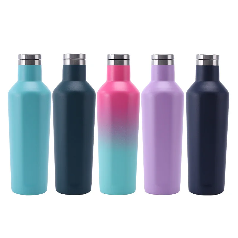 500ml Stainless Steel Thermos Bottle Stainless Steel Wine Bottle Double Wall Vacuum Cup Stainless Steel Outdoor Sports Bottle