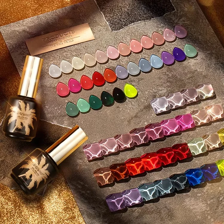 NAILWIND Nail Supplies salon Private Label Colorful Vegan Jelly Soak Off Long Lasting 15ml UV LED Gel Varnish Nail Gel Polish