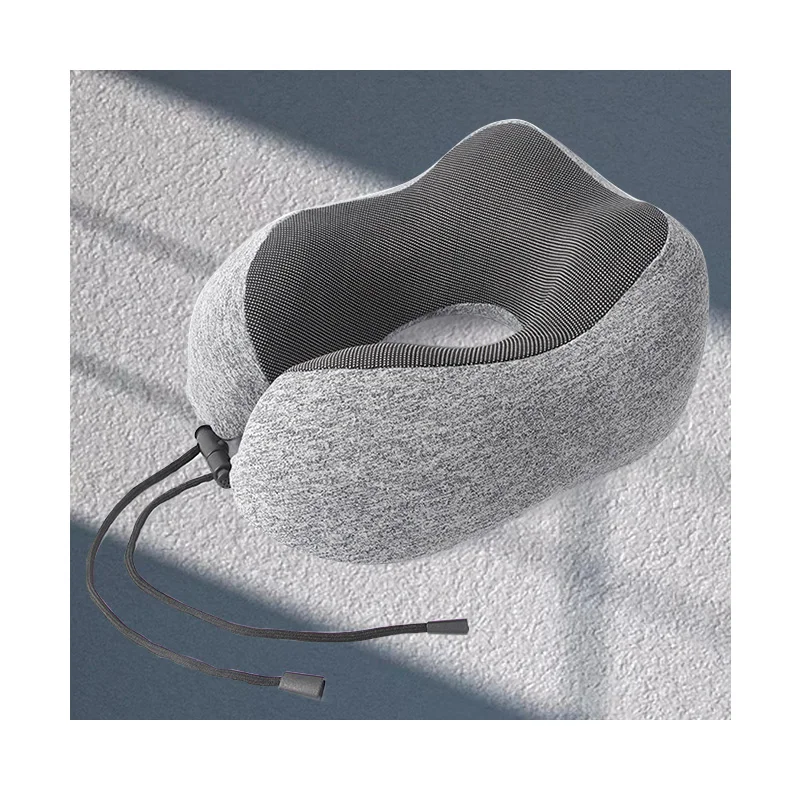 Hooded Neck Pillow for Airplane Sleeping-Head Support Portable Adjustable Neck Pillow for Car