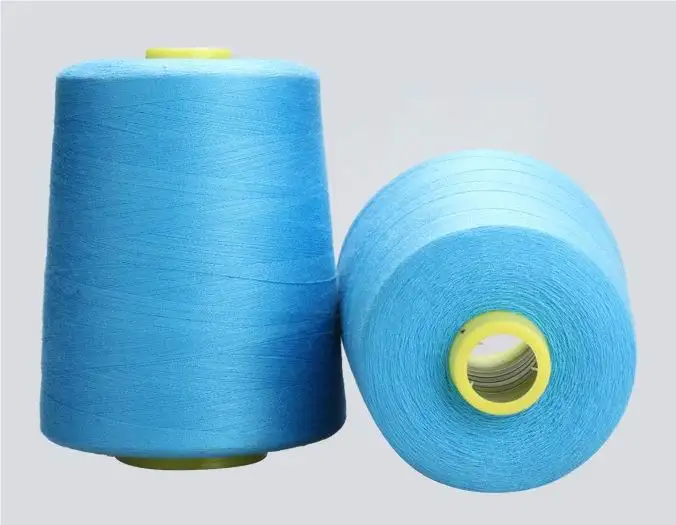 Polyester 3 Strands 403 Sewing Thread by White Pagoda Toys Dyed Pattern Curtain Subthread 5000 Yards White Sewing Yarn