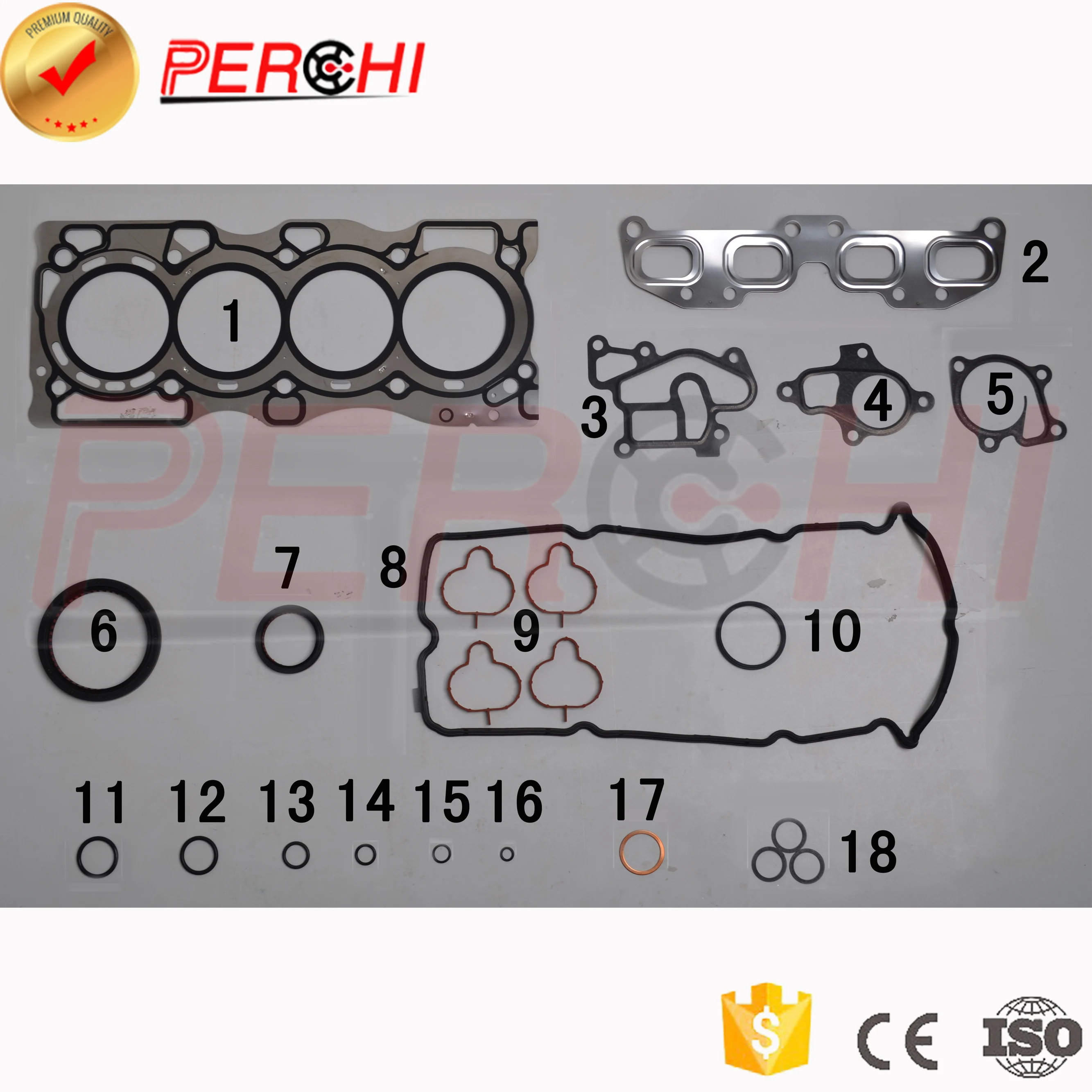 For Nissan QR25DE ALTIMA SENTRA  2.5L 2500CC L4 ENGINE CYLINDER HEAD GASKET 11044-EA001,26520PT