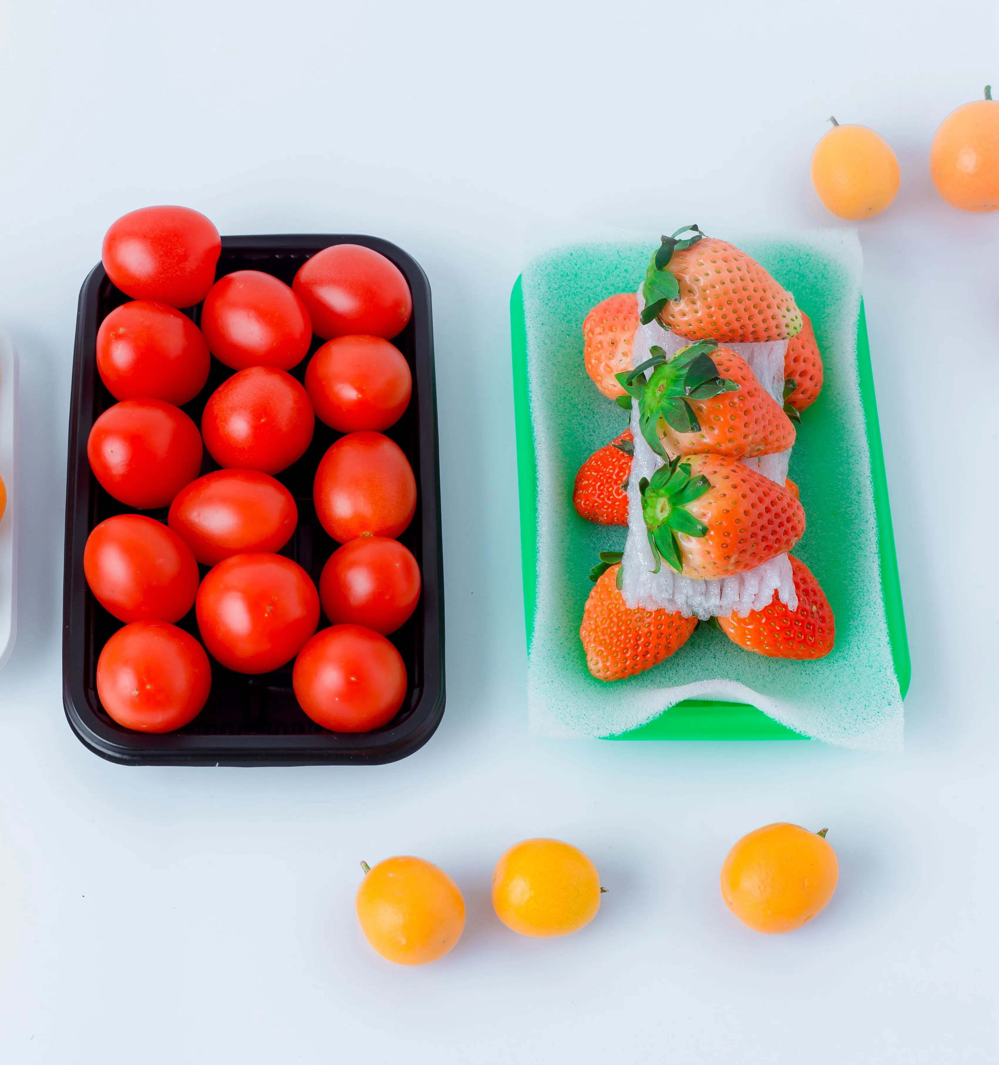 Wholesale Disposable Plastic Food Packaging Frozen Meat Fruit Vegetable Tray