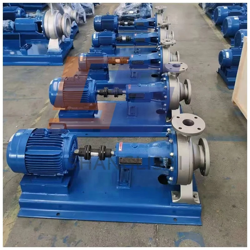 High Volume End Suction Single Stage Stainless Steel Water Chemical Centrifugal Pump for Acid Feed Processing