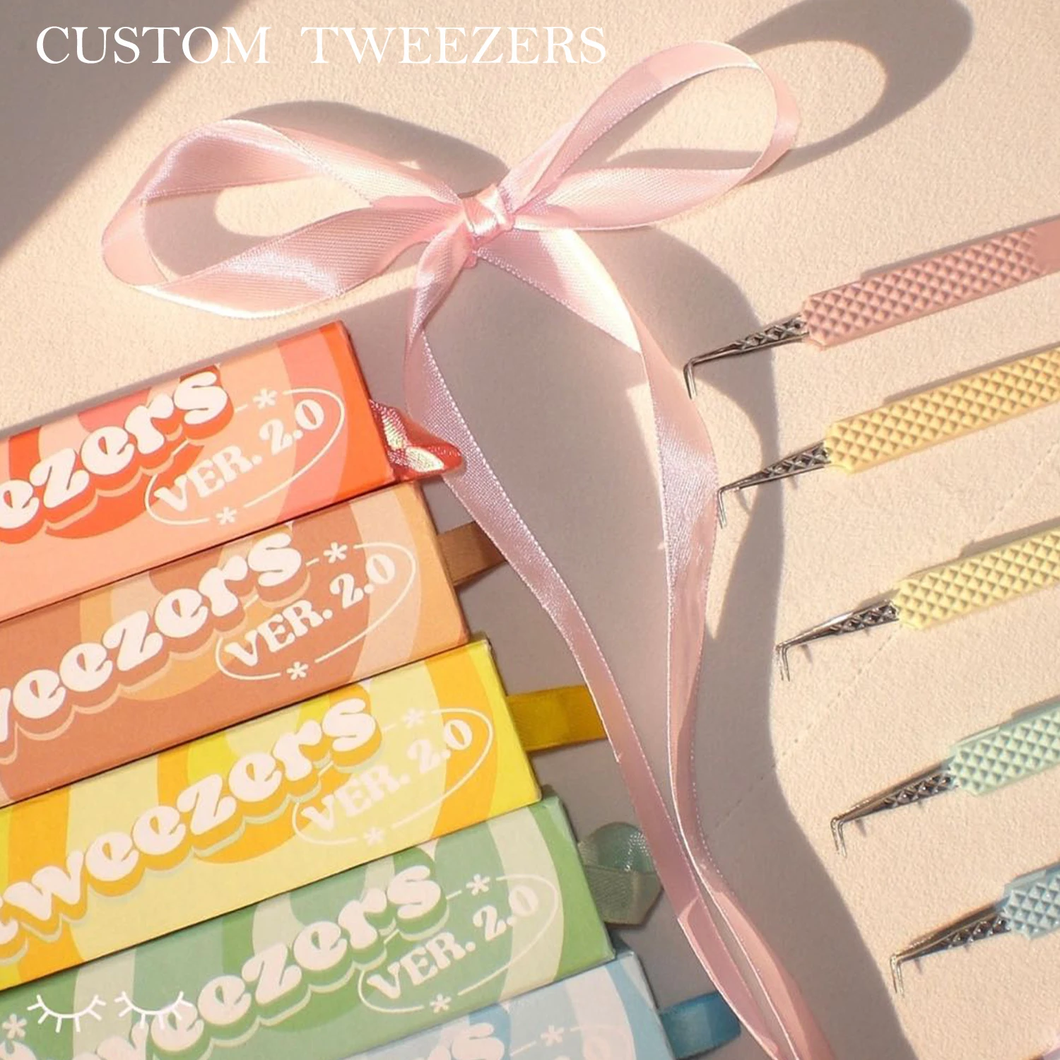 Fiber Grip Lash Extension Tweezers Matte Black Gold Fiber Tip Tweezer Lash Applicator Diamond Tip Tweezers For Lash Extension