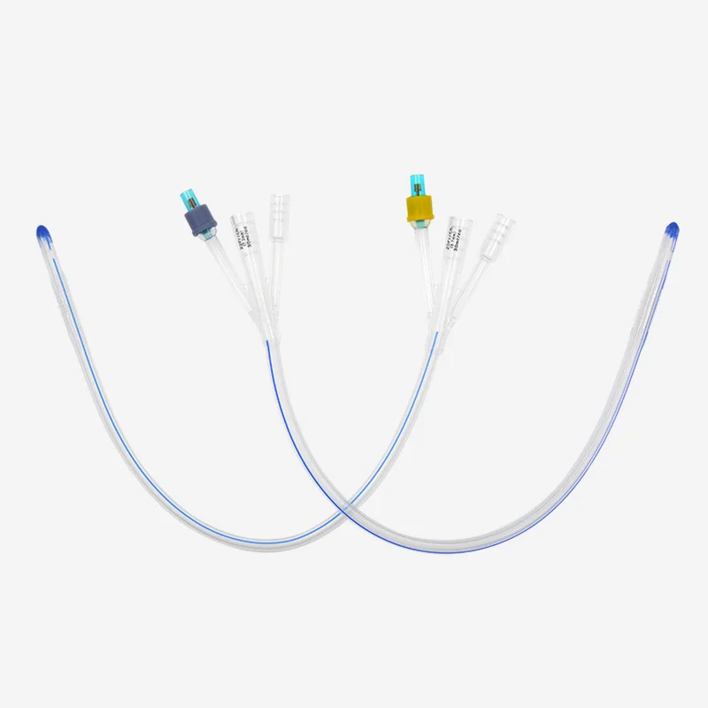 JNCMED Non-toxic and Harmless Sterile Silicone Urinary Catheters For Men 3 Way Nelaton Catheter