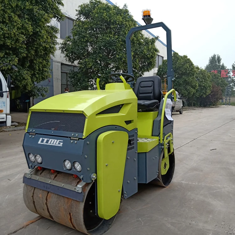 LTMG LTC1 mini road machinery 1 ton compactor roller steel vibratory road roller compactor in stock