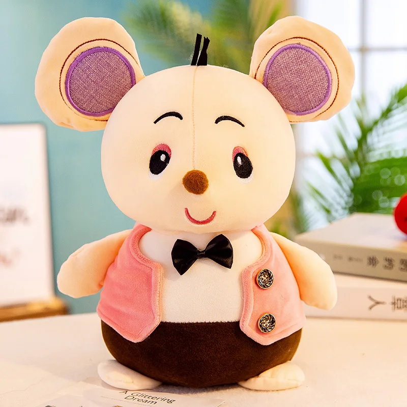 LOW MOQ Cheap Plush Rat Toys Baby Mascot Plush Dolls Soft Stuffed Animal Toys Minnie Mouse Plush