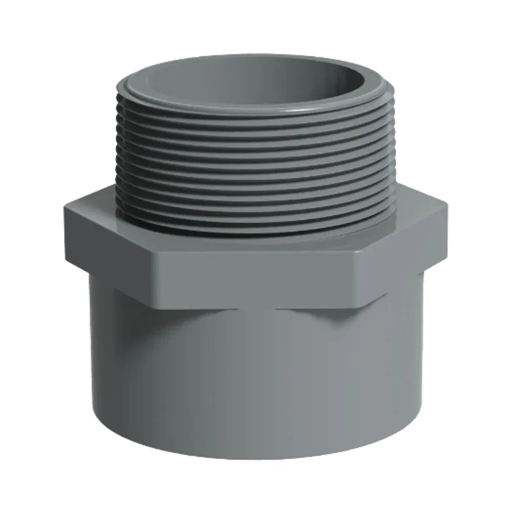 ASTM SCH80 CPVC UPVC Plastic Pn16 High Pressure Pipe Fittings Male Adapter PVC Fitting for Industrial Use