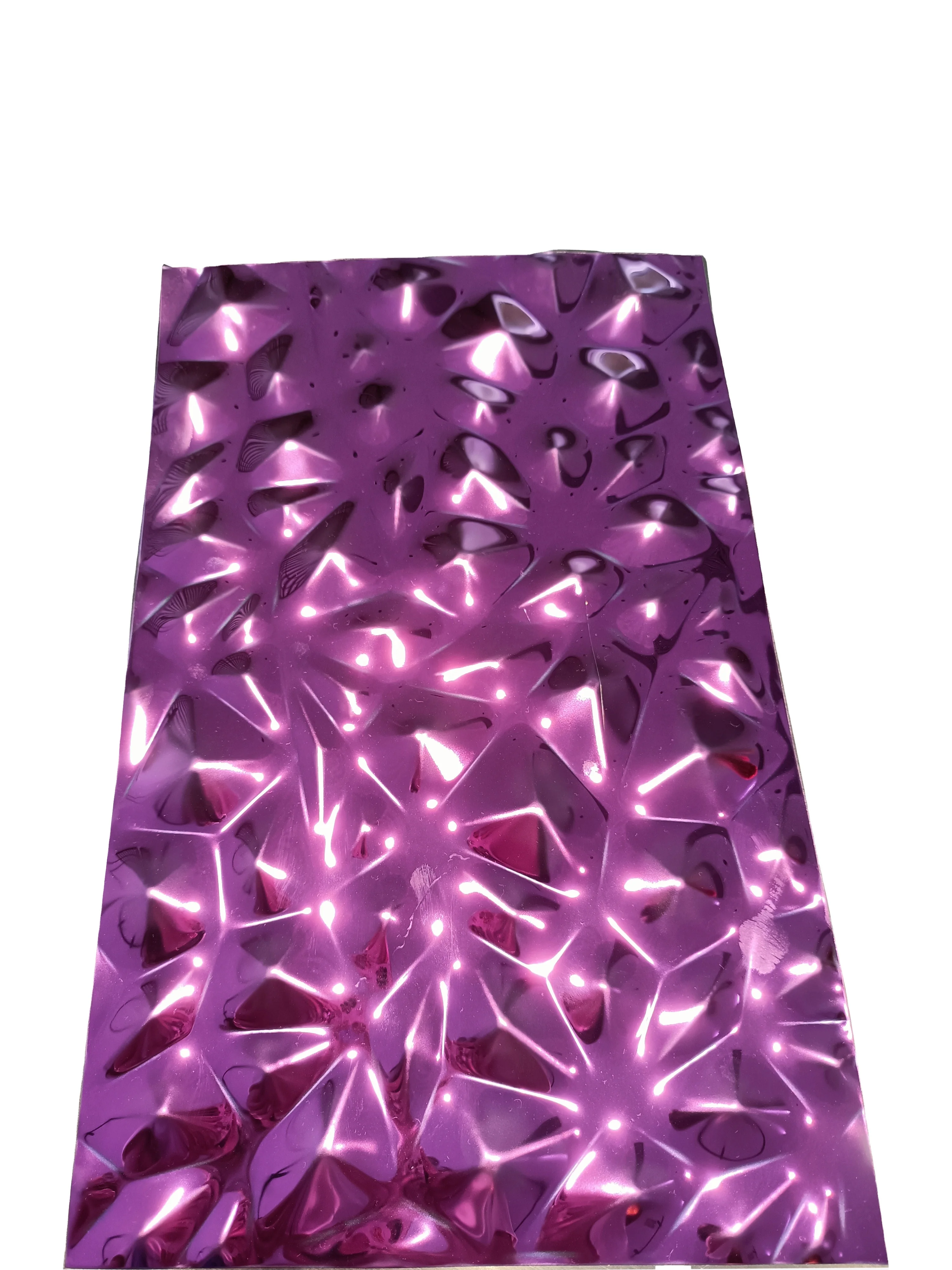 Gold Color Stainless Steel Sheet Decorative Wall Metal Panel 304 201 316