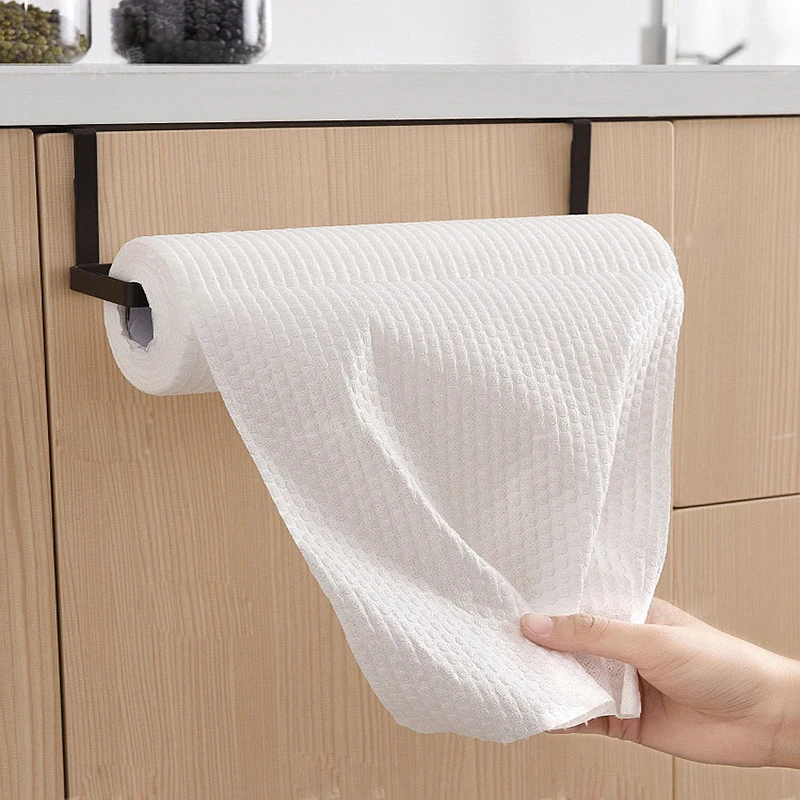 Non-woven fabric dishcloth oil-free lazy rag household absorbent cleaning cloth double-layer thickened kitchen scouring pad