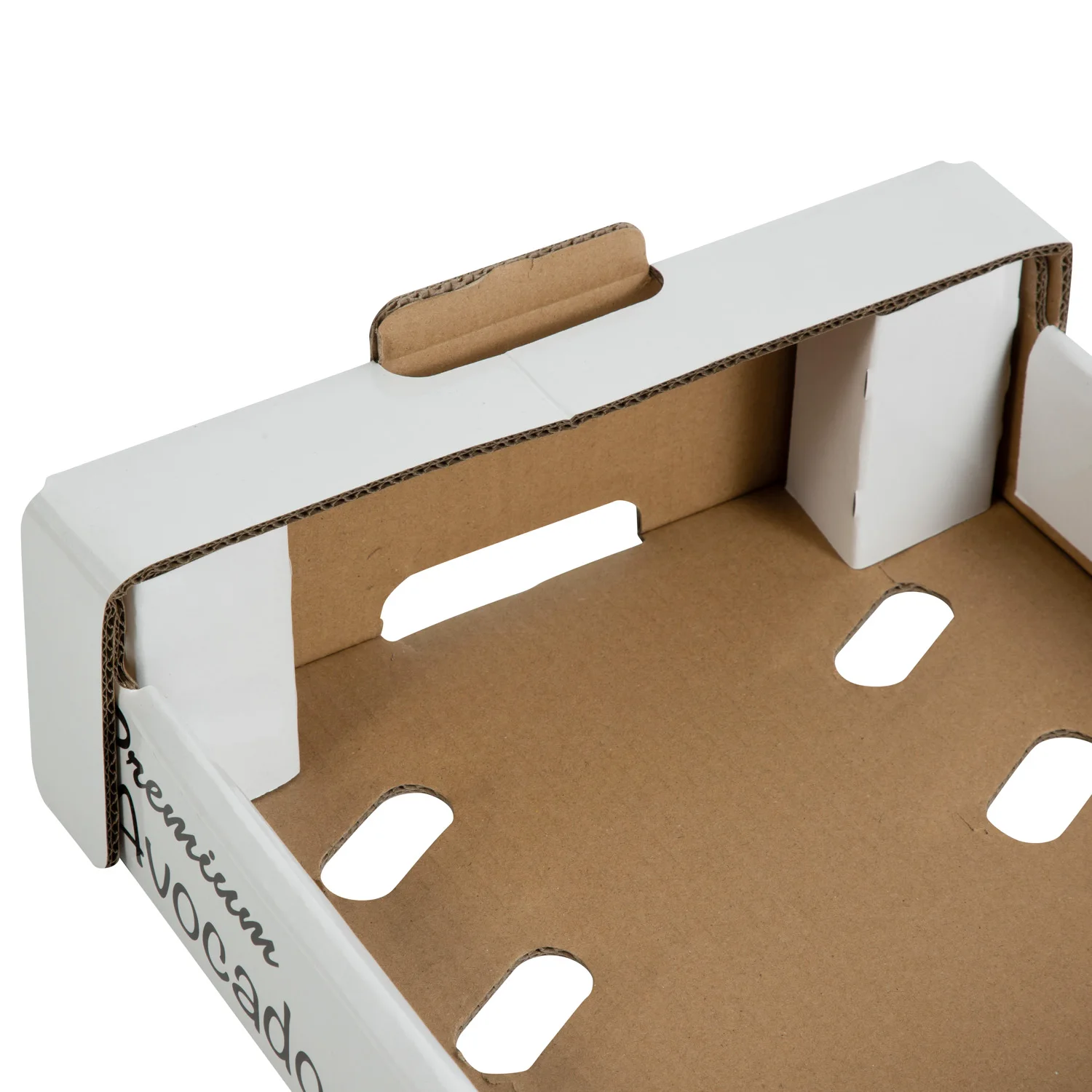 Customizable high quality cold chainable corrugated vegetable and fruit crates