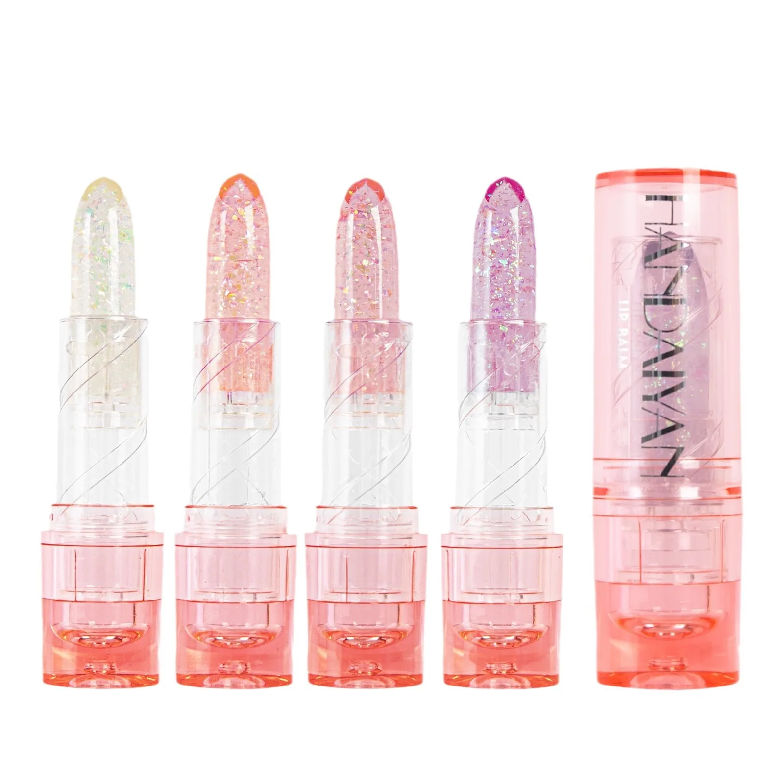 Wholesale High Quality Customized Logo Clear Vegan Magic Color Changing Waterproof Natural Moisturizing Jelly Lipstick