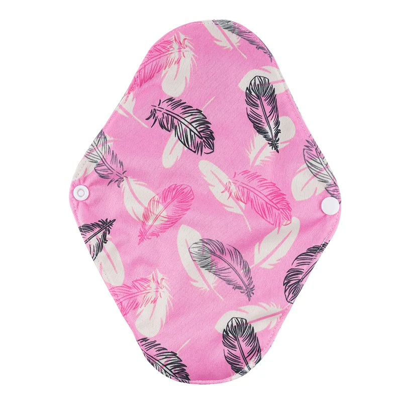 23x31cm large reusable sanitary pads towel napkin heavy flow washable bamboo charcoal cloth menstrual pads for night lady women