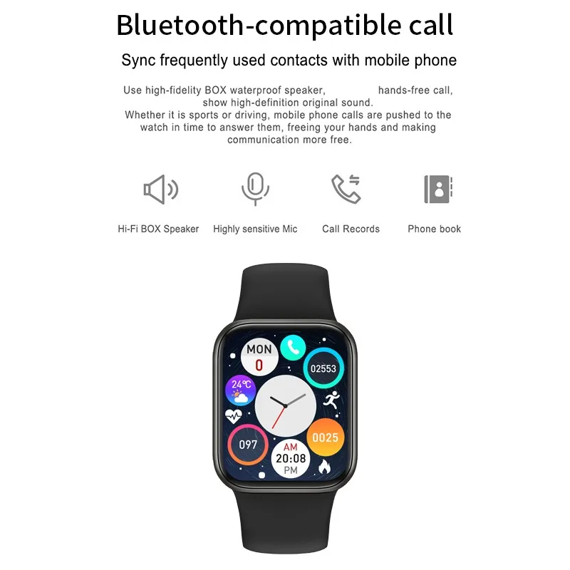 BT Call Smart Watch M36 Plus Heart Rate Blood Oxygen IP68 Waterproof Sport Watches Bracelet Wireless Charging Women Smartwatch