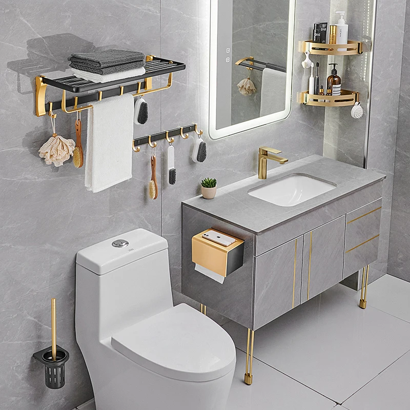 Anrun Bathroom Products Accessories Hotel Bathroom Robe Hook Bathroom Accessories Set