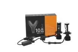 High Power Y10 Led Projectors Headlight Lens Foco H4 H7  Faro Depo Auto Lighting System 10000lm Headlamps