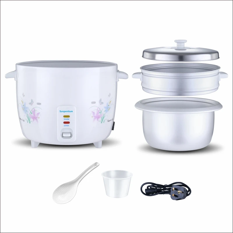 Drum type  rice cooker with stainless steel lid rice cooker for restaurant using and home kitchen appliance