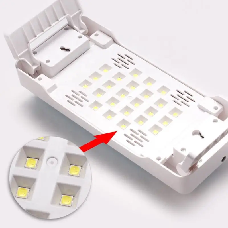 72w New Arrival Nail Arm Rest Hand Cushion Pillow Dryer Machine Custom Blue Double Hand Nail Lamp