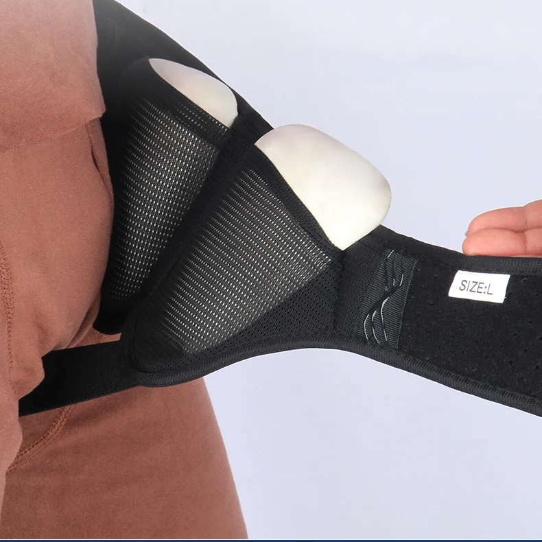 Breathable neoprene material high elasticity New design Immobilizer Medical Hernia Belt for men with Soft Pads