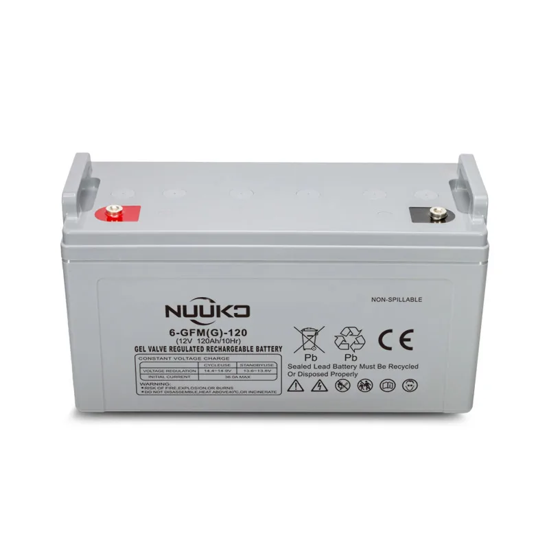 NUUKO Gel Battery 12v 50ah 100ah 120ah 150ah 200ah 250ah Deep Cycle Lead Acid Batteries