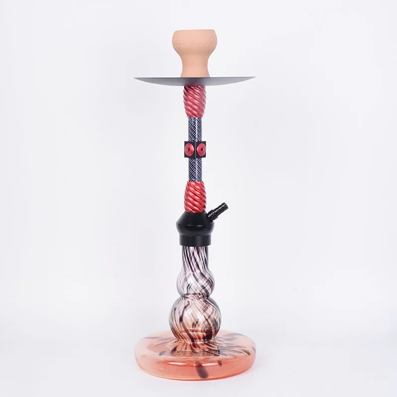 Custom Premium Hookah Set Large Portable Aluminum Alloy Shisha Hookah Set