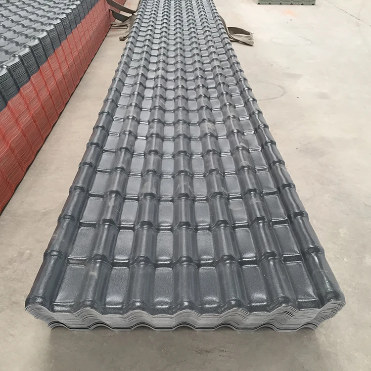 Impact resistance ASA Synthetic resin roof tiles Color lasting tile roof for House Villa