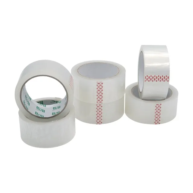 opp transparent branded shipping box cello sealing clear bopp packing adhesive tape